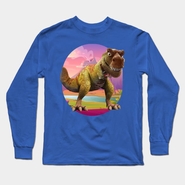 Tiny Dino Long Sleeve T-Shirt by WorldDinosaurs